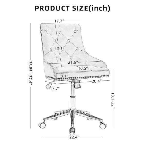 seat height of office chair