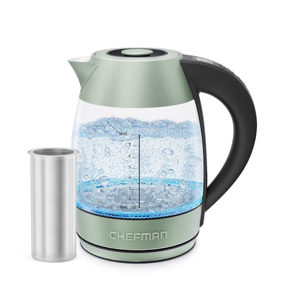 Chefman Black 3-Cup Corded Manual Electric Kettle in the Water Boilers &  Kettles department at