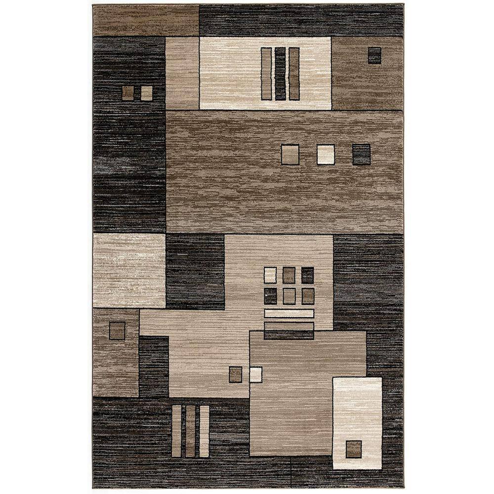 Montage Beige (2 ft. x 5 ft.) - 2 ft. 3 in. x 5 ft. Modern Abstract Doormat Area Rug Entrance Floor Mat price history on PriceWatchPro