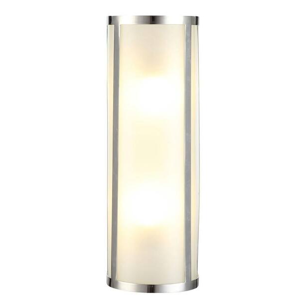 Elegant Lighting Sierra 2-Light Polished Nickel Sconce