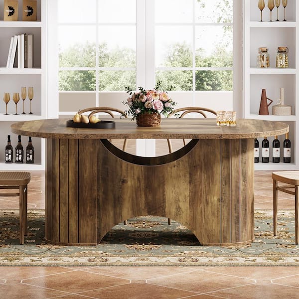 TRIBESIGNS WAY TO ORIGIN Halseey 63 Oval Rustic Brown