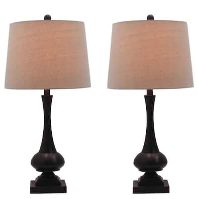 Usb Port Table Lamps The, Rustic Farmhouse Table Lamps With Usb Ports
