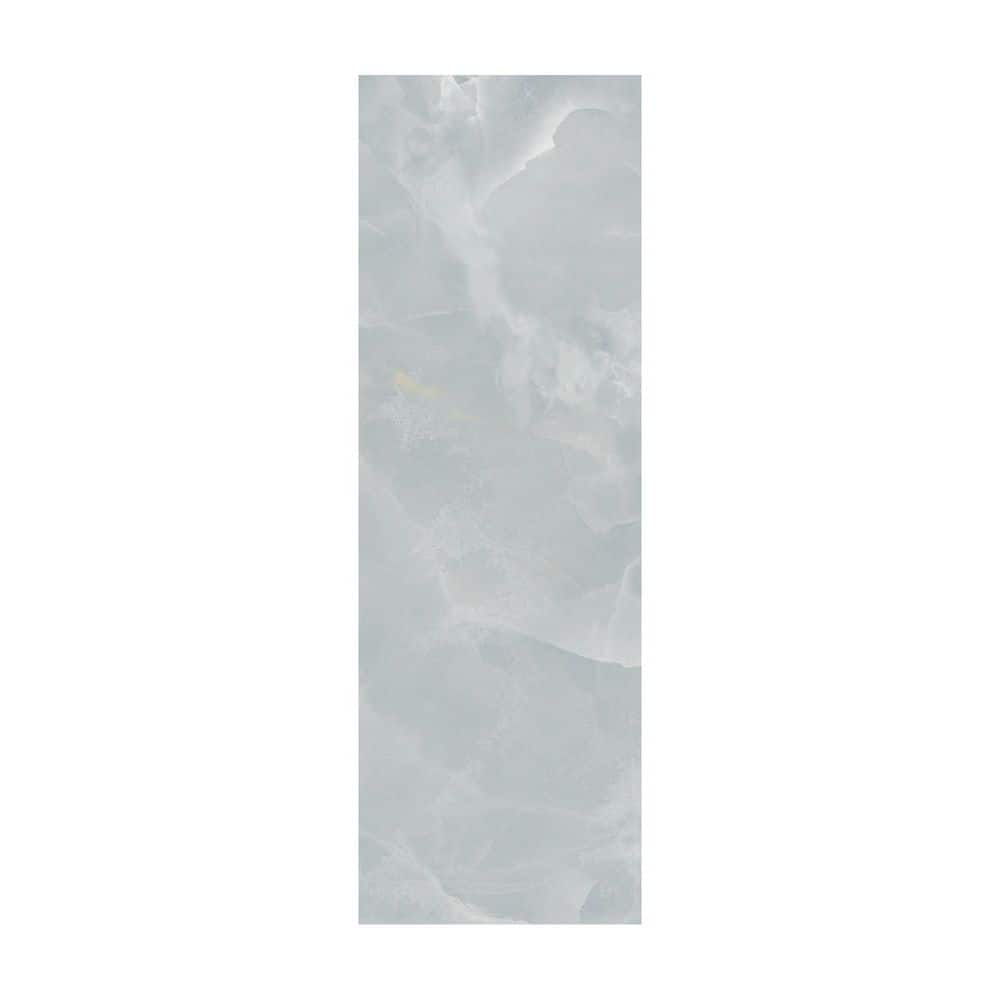 Italian Onyx Blue 4 in. x 12 in. Matte Marble Look Porcelain Large Format Floor and Wall Tile Sample price history on PriceWatchPro
