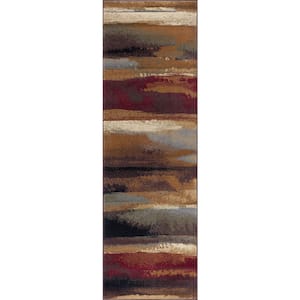 Festival Abstract Multi-Color 2 ft. x 8 ft. Indoor Runner Rug