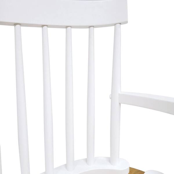 Noble House Maharis White and Natural Brown With Back Bench 70450