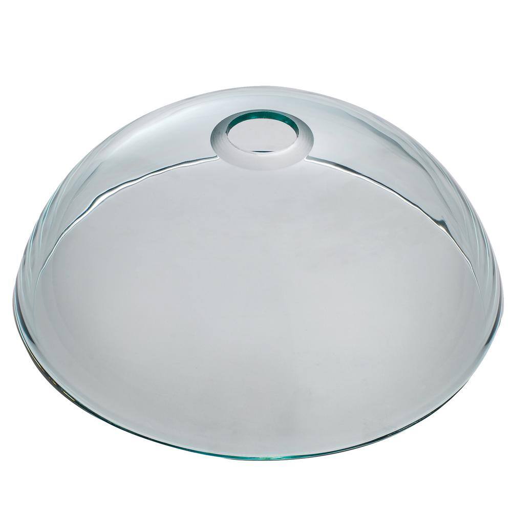 14 Inch Clear Glass Round Vessel Sink