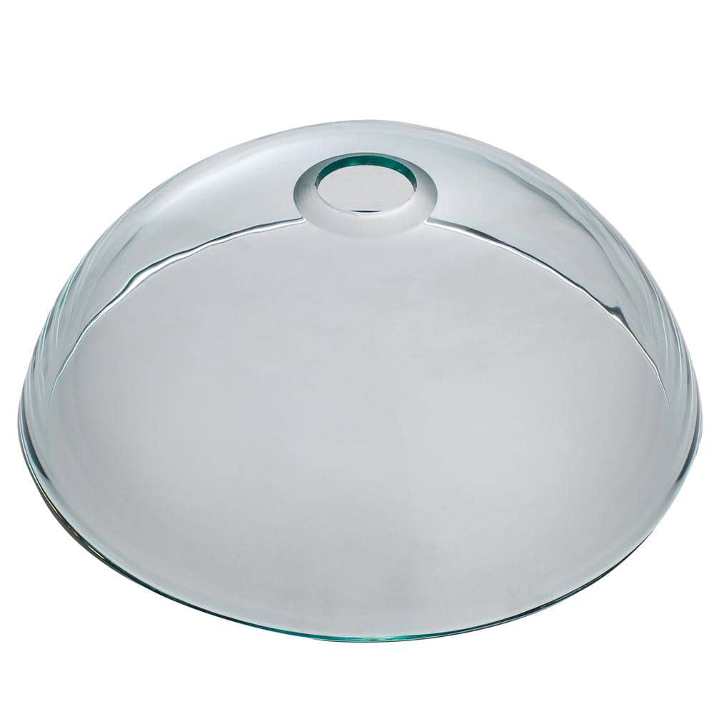 14 Inch Clear Round Glass Vessel Sink