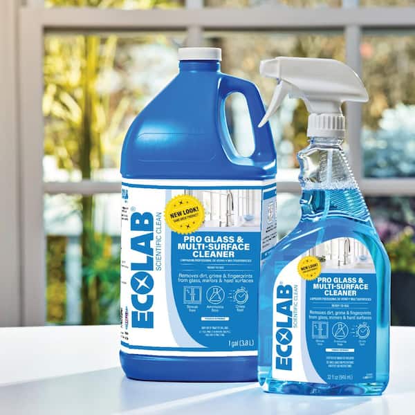 ECOLAB 32 oz. Ammonia-Free Pro Glass Cleaner and Multi-Surface