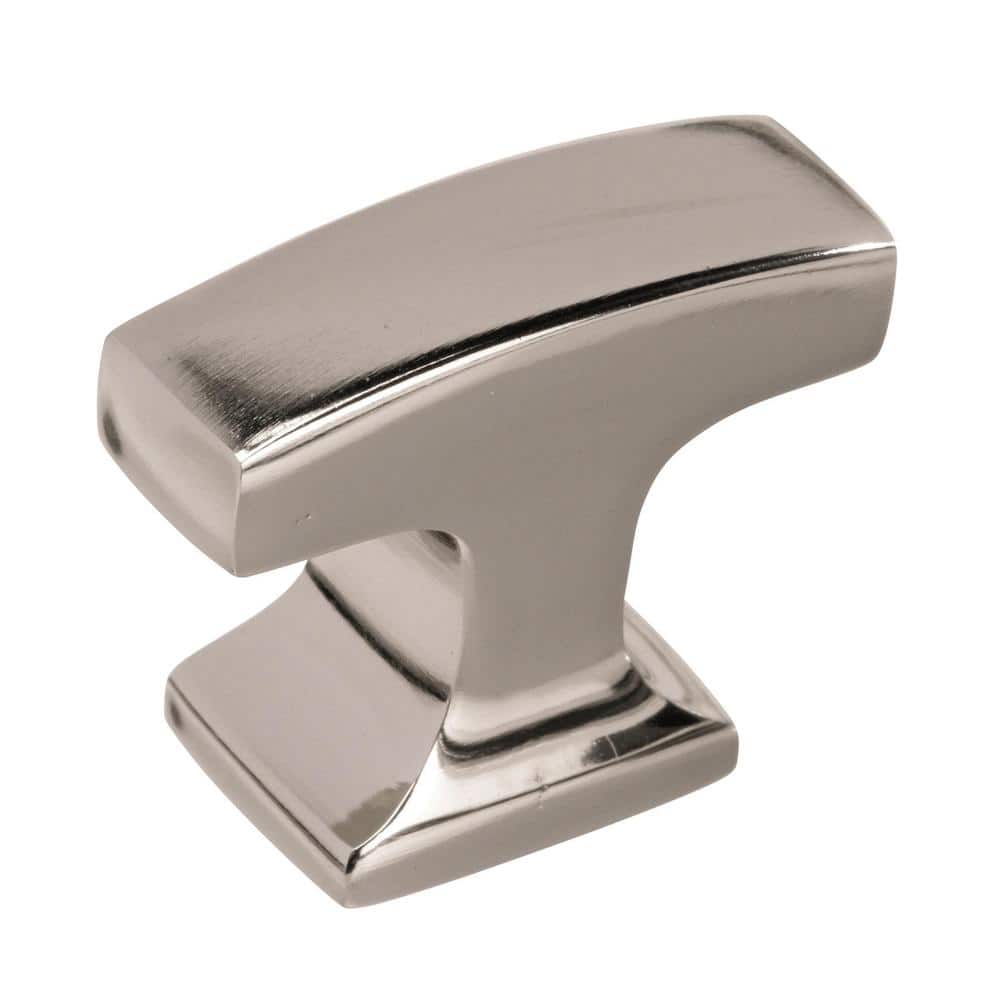 Westerly 1-5/16 in. (33mm) Modern Polished Nickel Bar Cabinet Knob