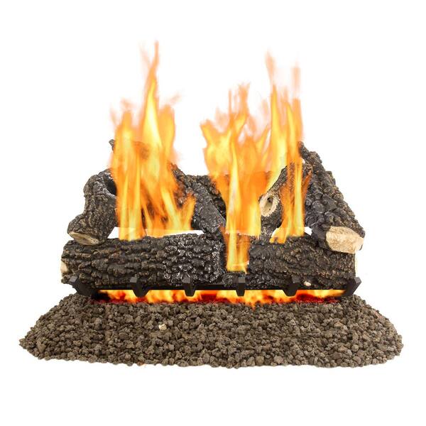 Pleasant Hearth Arlington Ash 30 in. Vented Gas Log SetVLAA30D The