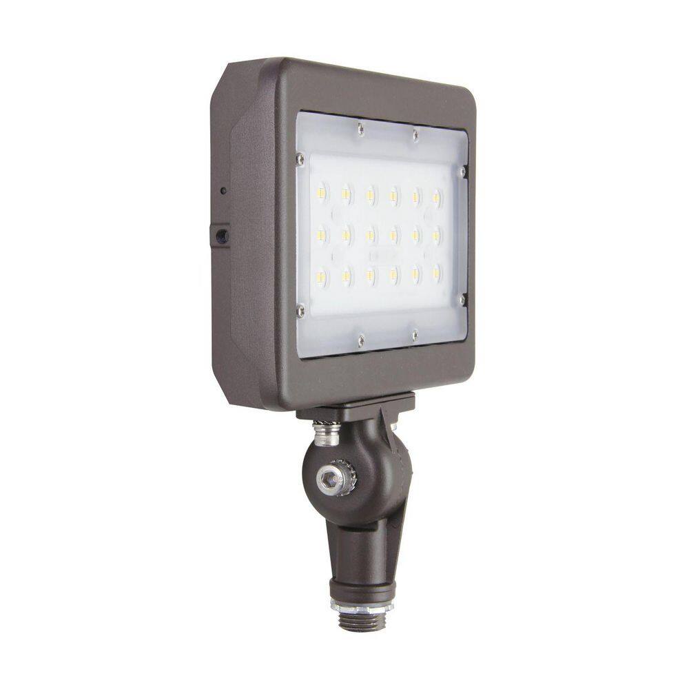 Slim Flood 29 Watt Equivalent 3430 Lumen 109 Degree Bronze Integrated LED Flood Light 1-Pack price history on PriceWatchPro