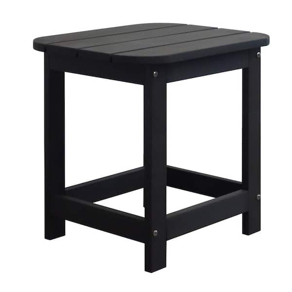 UPLAND Black Polystyrene Outdoor Side Table