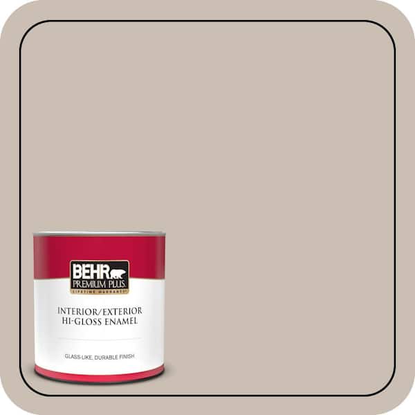 BEHR PREMIUM PLUS 1 qt. #T16-06 Penthouse View Hi-Gloss Enamel Interior/Exterior Paint & Primer