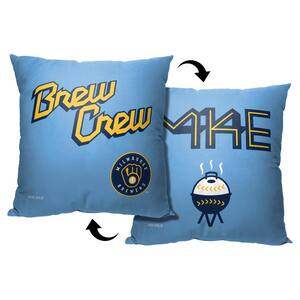 MLB City Connect Brewers Printed Throw Pillow