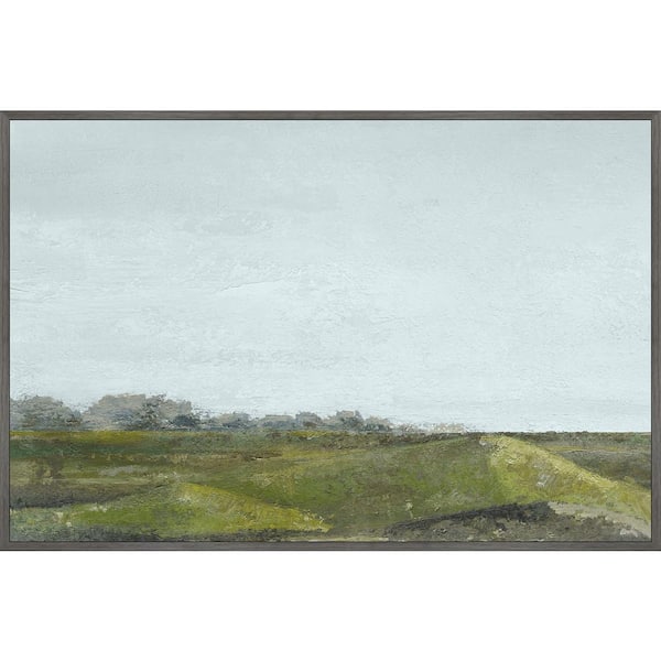 Unbranded "Go to the Hills" by Parvez Taj Floater Framed Canvas Nature Art Print 24 in. x 36 in.