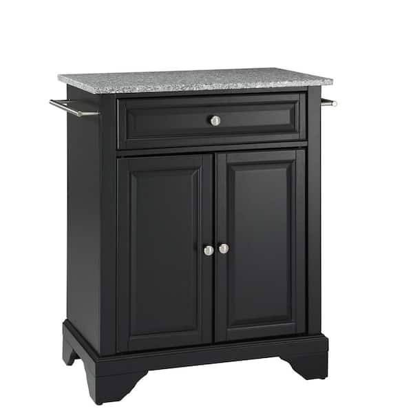 CROSLEY FURNITURE Lafayette Portable Kitchen Island with Granite Top