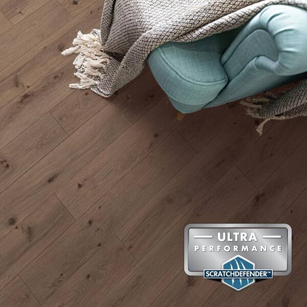 LifeProof Wilbur Cross Oak Waterproof Hybrid Resilient Flooring - 21.2 sqft/case