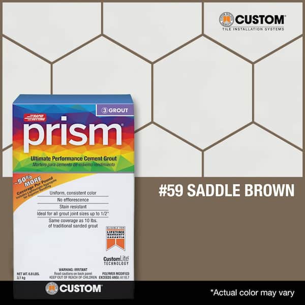 Prism #59 Saddle Brown 17 lb. Ultimate Performance Grout