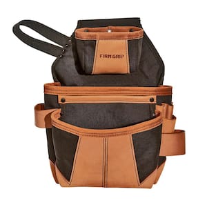FIRM GRIP Build-A-Rig Hybrid Leather/Nylon Framer Tool Pouch