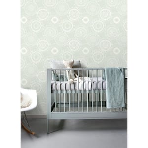 Silver Sonnet Floral Matte Paper Non-Pasted Wallpaper Roll