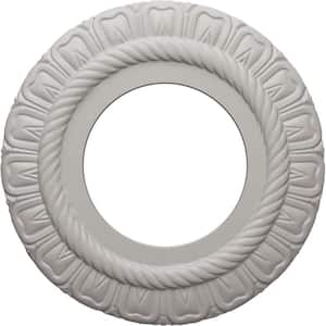 1/2 in. x 9 in. x 9 in. Polyurethane Claremont Ceiling Medallion, Ultra Pure White