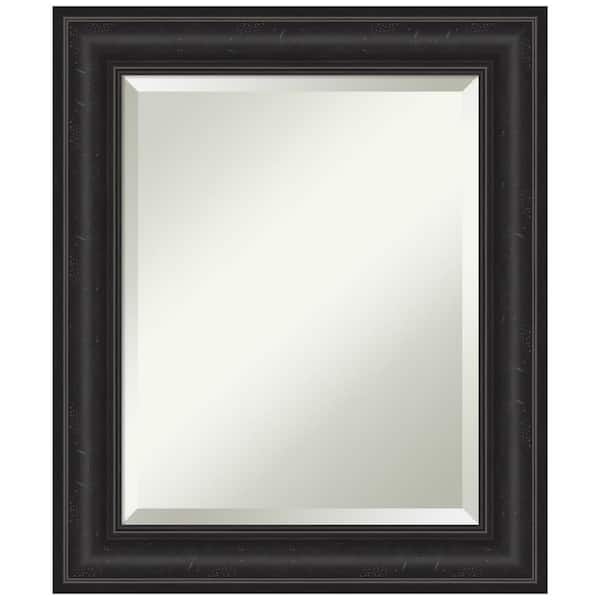 Amanti Art Shipwreck Black 21.5 in. H x 25.5 in. W Framed Wall Mirror