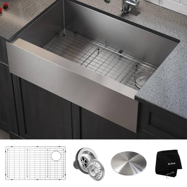 Single Bowl Kitchen Sink Khf410 33, Top Ten Farmhouse Sinks In The World