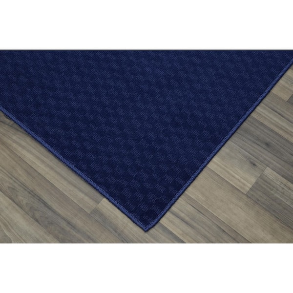 Medallion Navy 2 ft. x 10 ft. (2-Piece) Rug Set