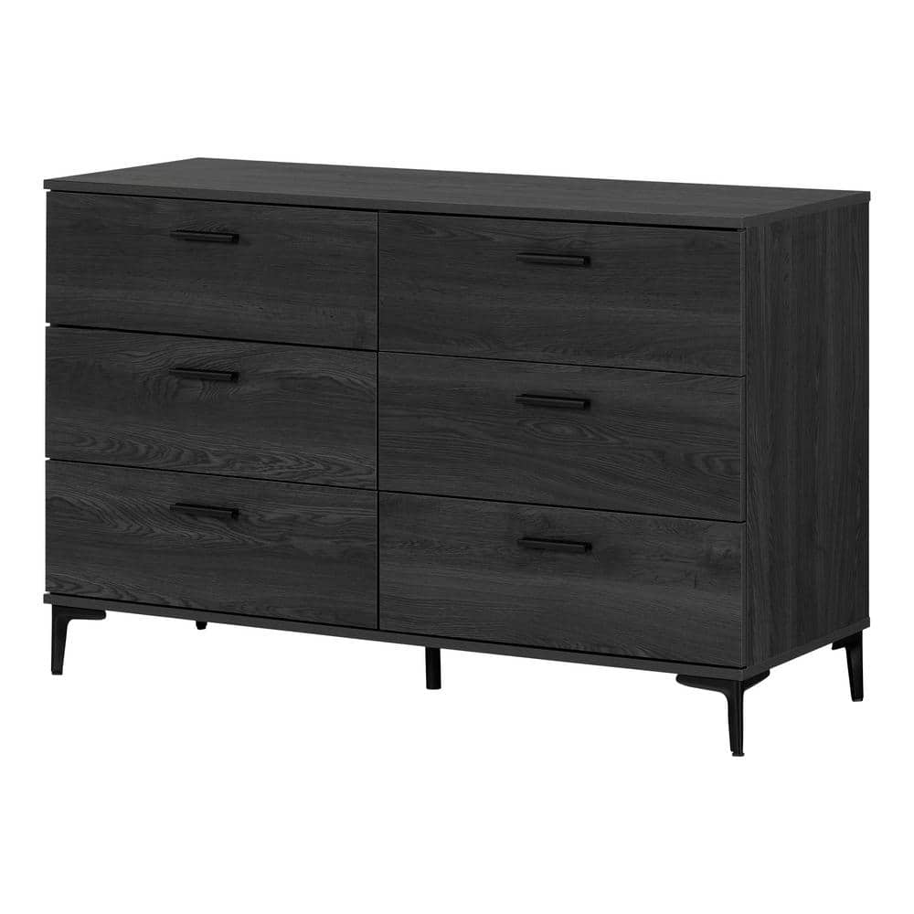 Musano Gray Oak 51.25 in. Chest of Drawers
