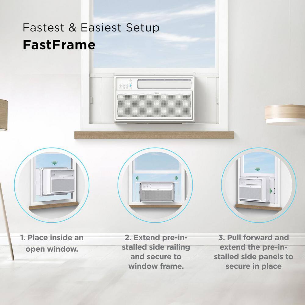 TCL 12,000 BTU Smart Inverter Window Air Conditioner with Remote