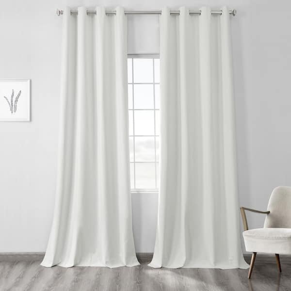 Exclusive Fabrics Furnishings, White Cotton Curtains 96