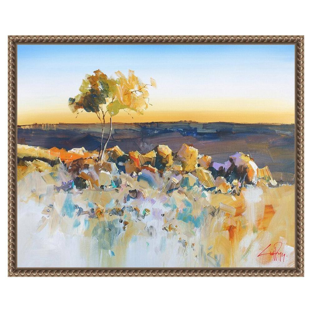 Amanti Art Silverton View Trees by Craig Trewin Penny Canvas Wall Art Print Framed 20 x 16-in.