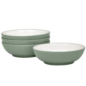 Colorwave Green 7 in., 22 fl. Oz. (Green) Stoneware Cereal/Soup Bowls, (Set of 4)