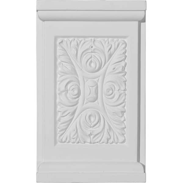 Ekena Millwork 5-1/4 in. x 1-1/4 in. x 8-5/8 in. Medway Plinth Block