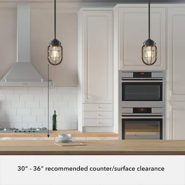 Hunter Starklake 6 Light Noble Bronze Circular Chandelier Kitchen Light