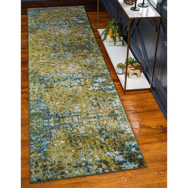 Jardin Ivy Green 2' 7 x 10' 0 Runner Rug