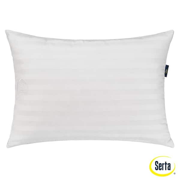 Serta Cotton Decorative Medium Firm Feather Pillow Insert - Set of