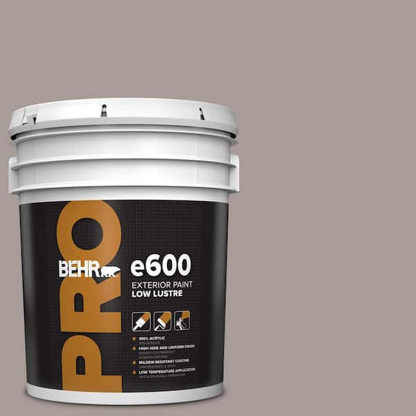 BEHR PRO 5 gal. #PPU17-12 Smoked Mauve Low Luster Exterior Paint