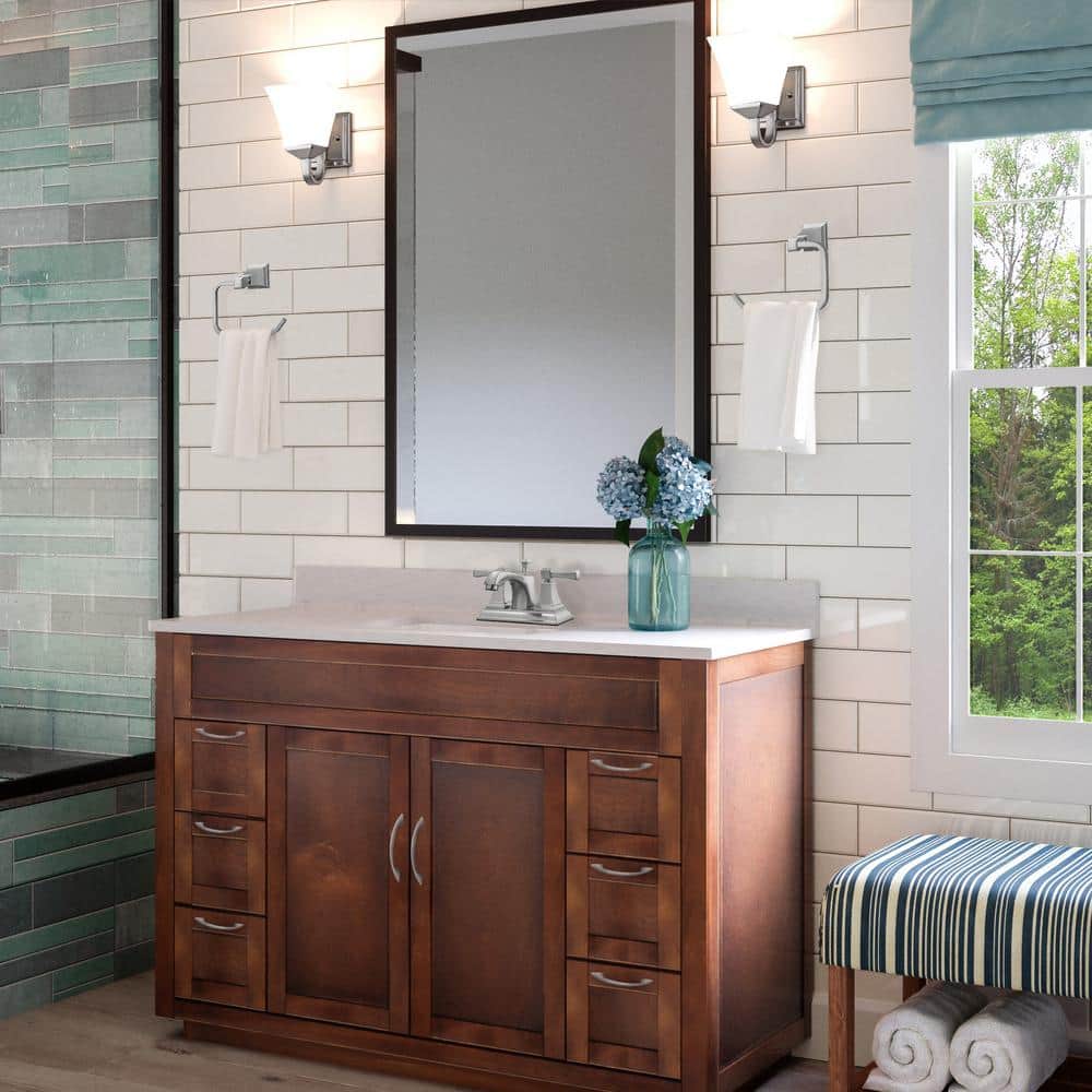 Brushed Nickel Arched Cabinet Pull with Mounting Hardware