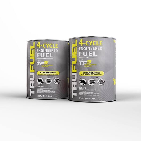 TruFuel 4-Cycle Ethanol-Free Fuel - 32oz 2-Pack For Outdoor Power Equipment