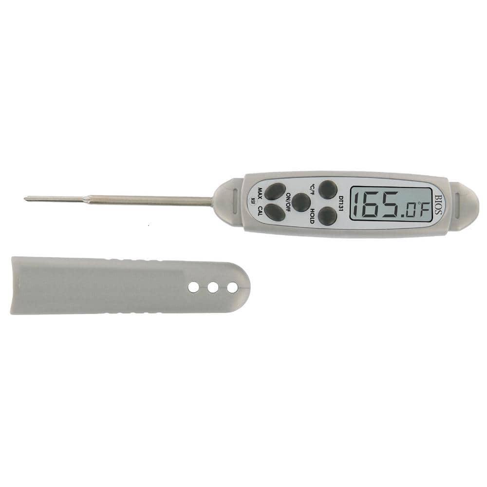 Food Thermometer, Precision Stainless Steel Thermometer For Milk Tea Coffee  Drinks, Water Thermometer For Grill And Cooking, 0~120°c Mini Thermometer  With Probe, Kitchen Accessaries - Temu
