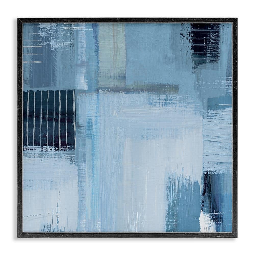 Crosshatched Woven Abstract by Susan Jill Black Framed Abstract Giclee Art Print 17 in. x 17 in. price history on PriceWatchPro