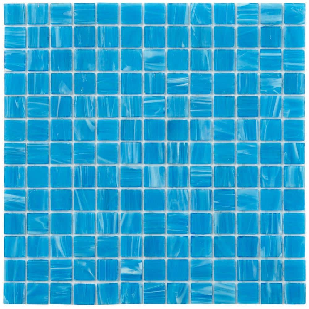 Apollo Tile Celestial 4 in. x 5 in. Glossy Dodger Blue Glass