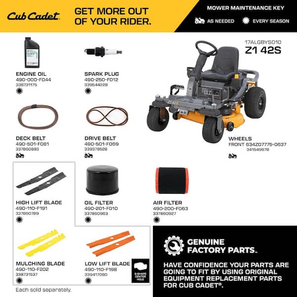 Cub Cadet Ultima ZTS1 42 in. 547 cc IntelliPower Engine Dual Hydro