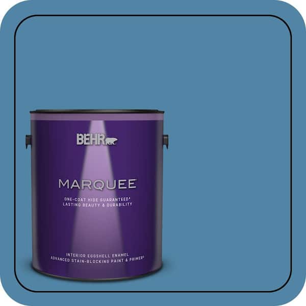 BEHR MARQUEE 1 gal. #M500-4 Hemisphere One-Coat Hide Eggshell Enamel Interior Paint & Primer