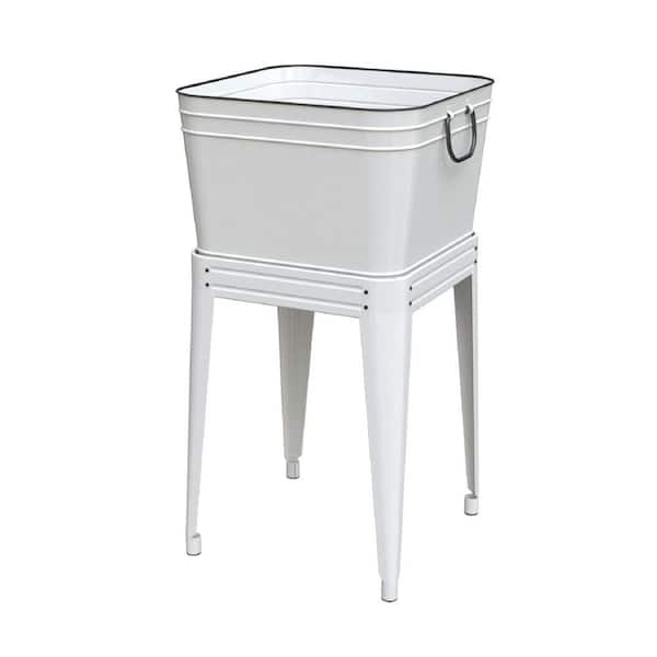 Panacea Milkhouse Metal Beverage Tub and Planter with Stand