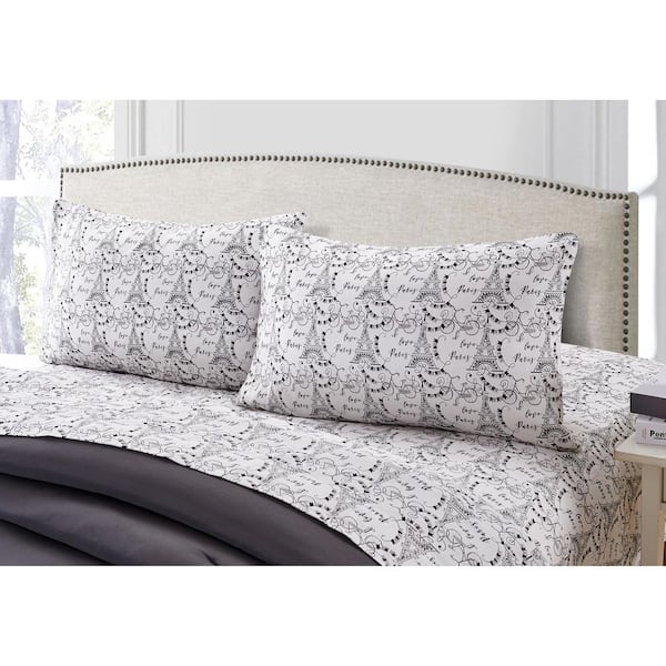 Charcoal Parisian Bed in a Bag Set