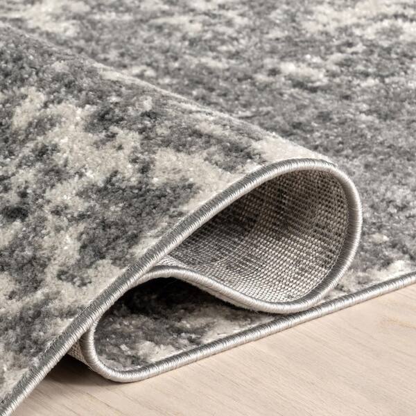 nuLOOM Deedra Misty Contemporary Gray 8 ft. x 12 ft. Area Rug