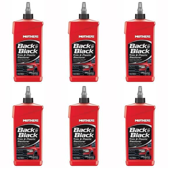MOTHERS 12 oz. Back to Black Trim and Plastic Restorer Liquid (6-Pack)
