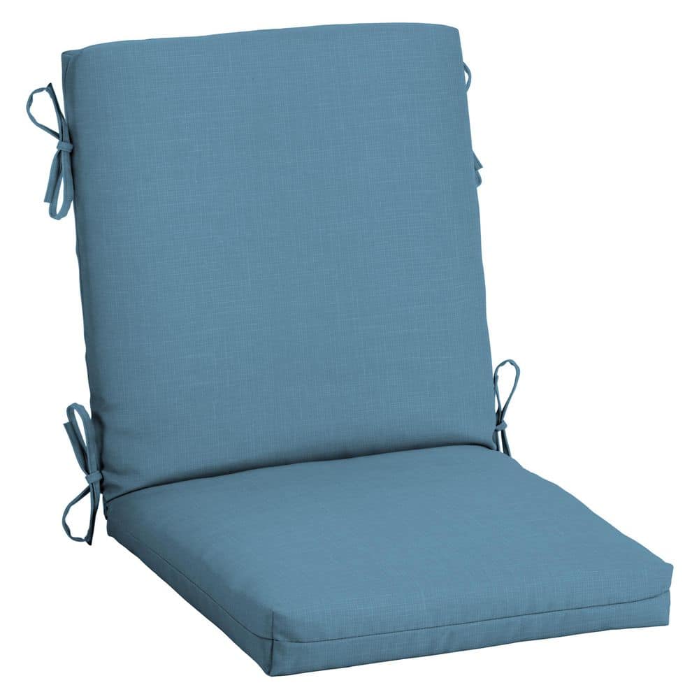 18 in. x 16.5 in. 2-Piece Outdoor Dining Chair Cushion, French Blue Texture price history on PriceWatchPro